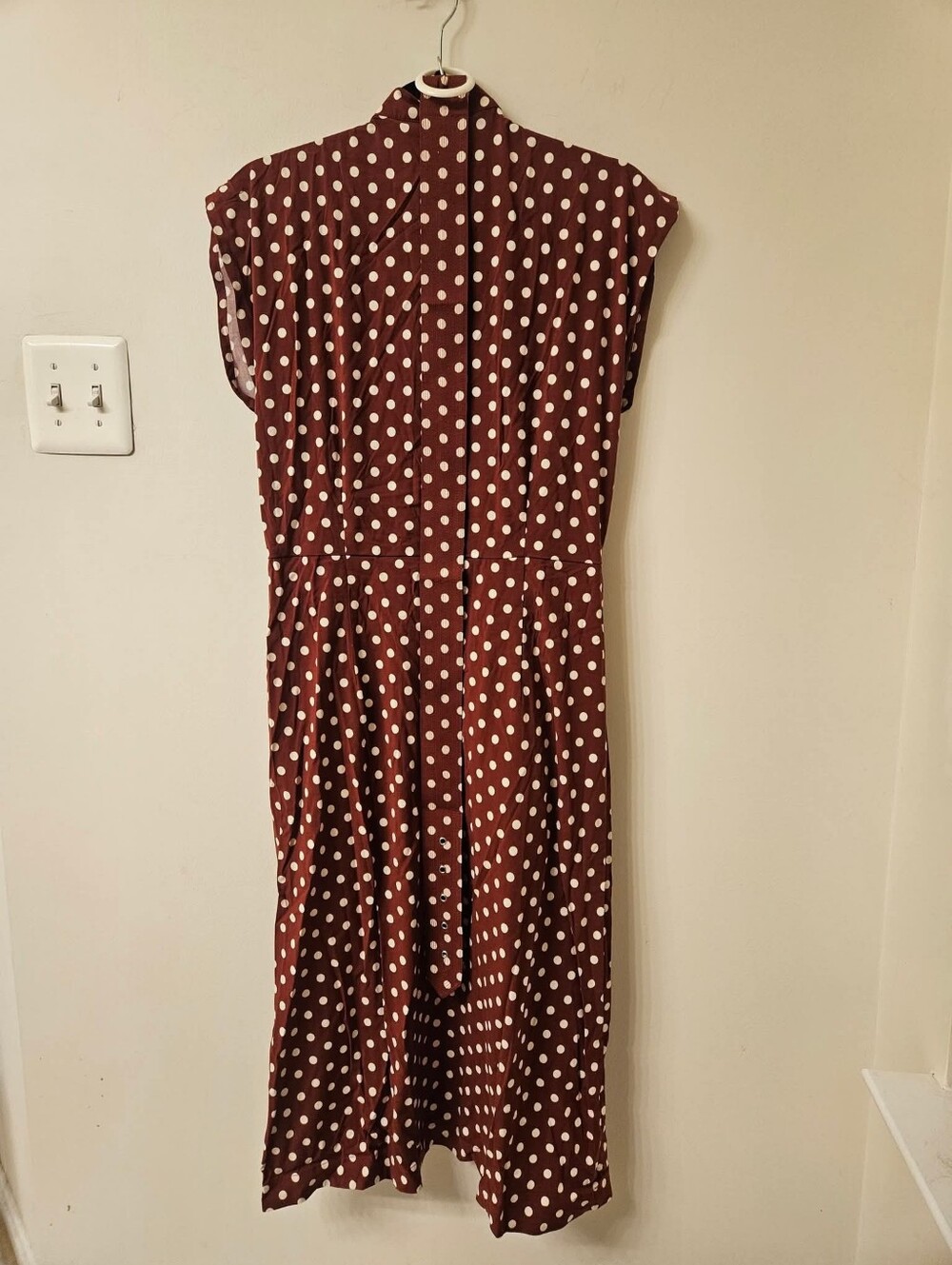 NWT Trashy Diva Dubonnet Dots Marie Drape Dress - Picture 2 of 5